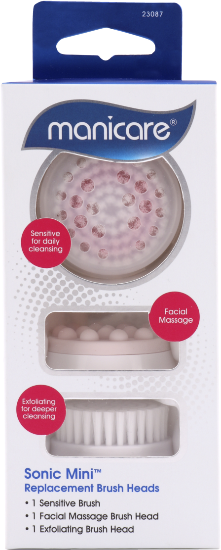 Manicare Sonic Mini Facial Cleanser Replacement Brush (1200x1200), Png Download