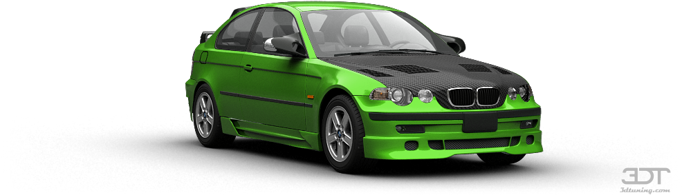 Bmw 3 Series Compact Liftback 2002 Tuning (1004x373), Png Download