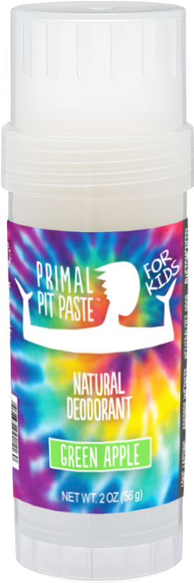 Kids Green Apple Natural Deodorant Stick (1000x1000), Png Download