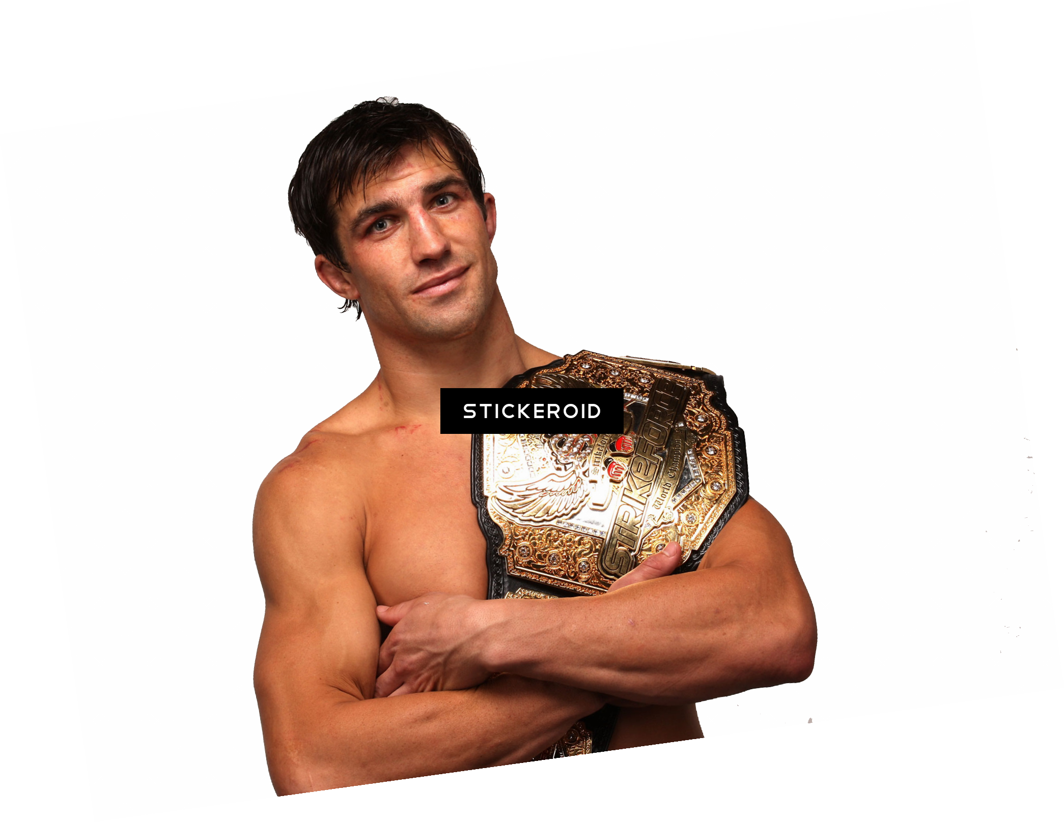 Luke Rockhold Artist Martial Mixed (2090x1616), Png Download