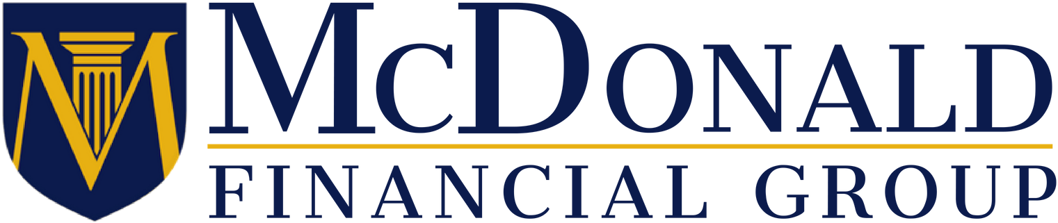 Mcdonald Financial Group Logo (1545x352), Png Download