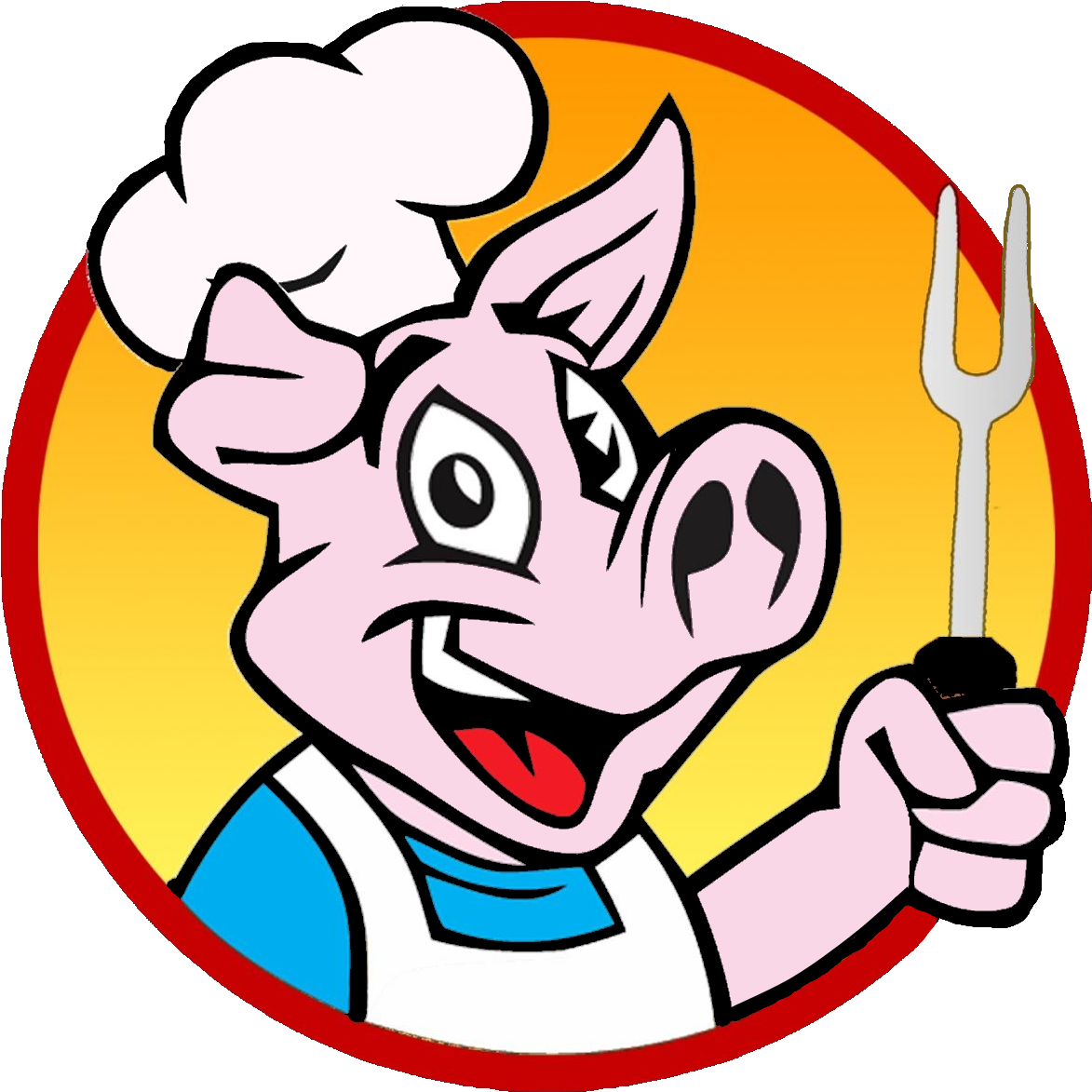 Logo Free Design, Outstanding Bbq Pig Logo 69 About (1200x1200), Png Download