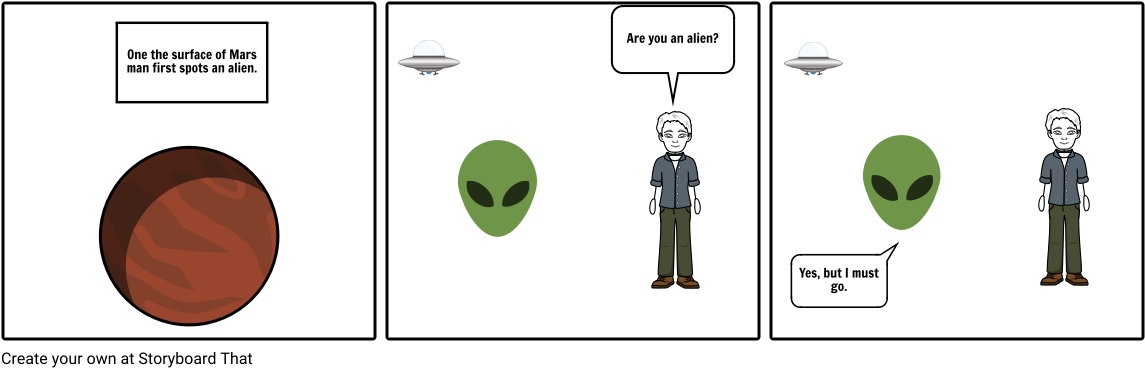 Man Meets Alien (1164x385), Png Download