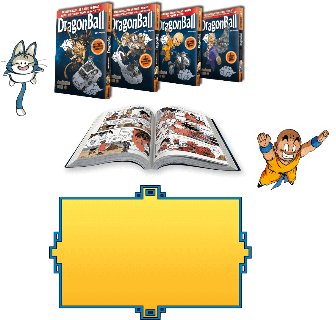 L'intégrale De Dragon Ball En Grand Format Collector (1129x1075), Png Download