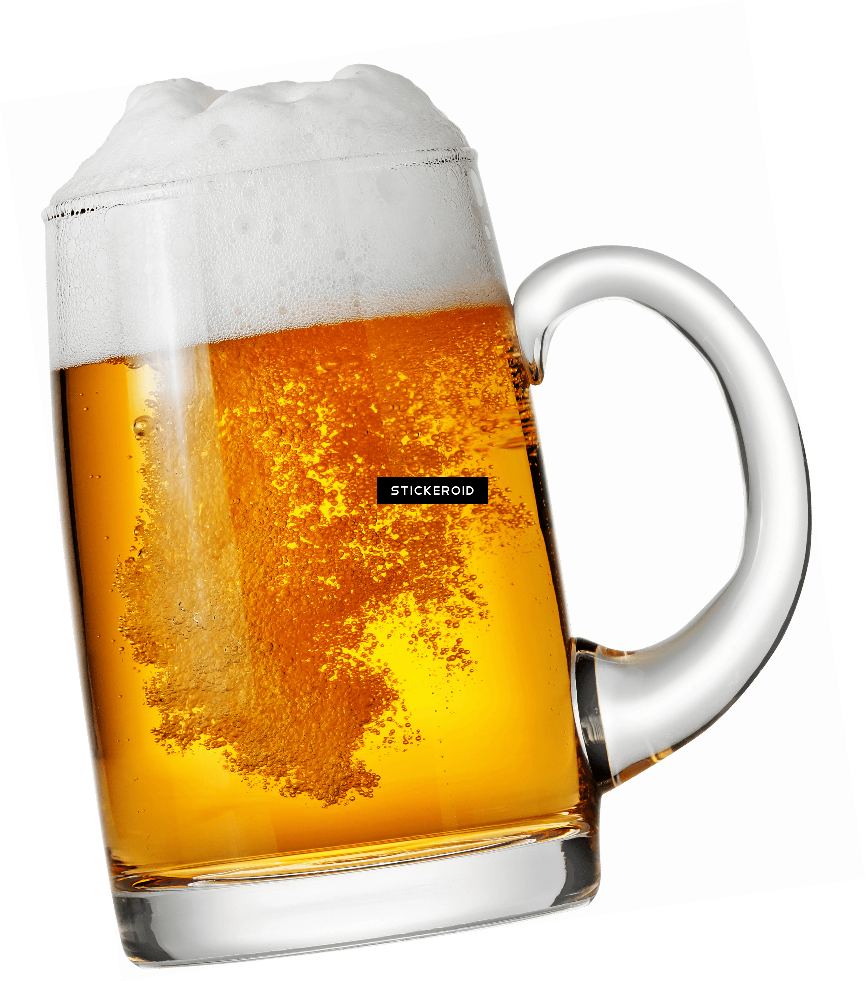 Pint Bubbles Beer (2822x3200), Png Download
