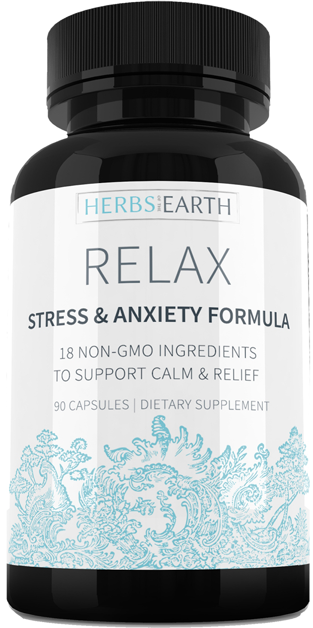 Relax Stress And Anxiety Formula (1500x1500), Png Download