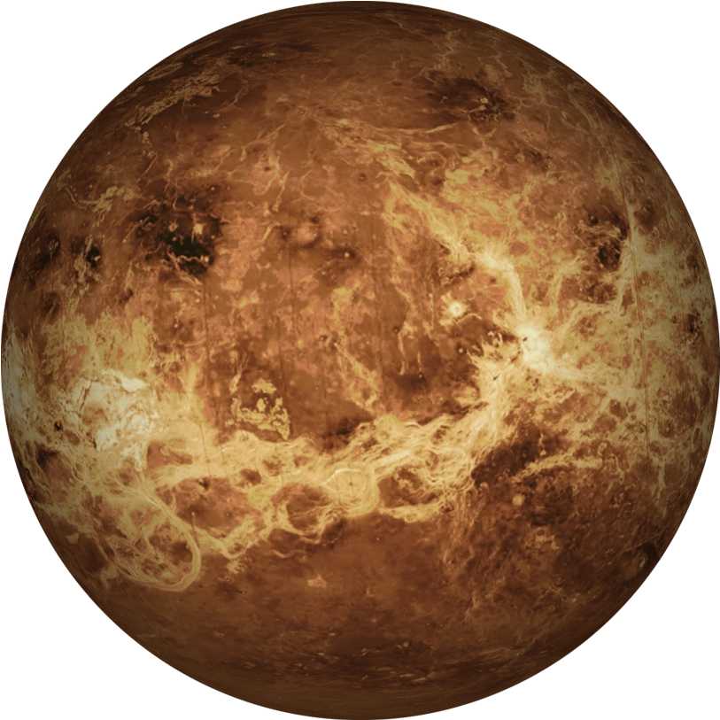 Venus Is The Hottest Planet In The Solar System (1024x1024), Png Download