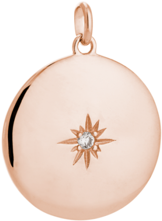 Kirstin Ash 18ct Rose Gold Plated Venus Charm (642x700), Png Download