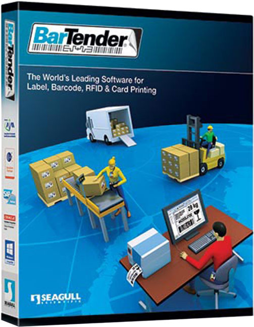 Bartender Software For Label And Tag Printing (740x676), Png Download