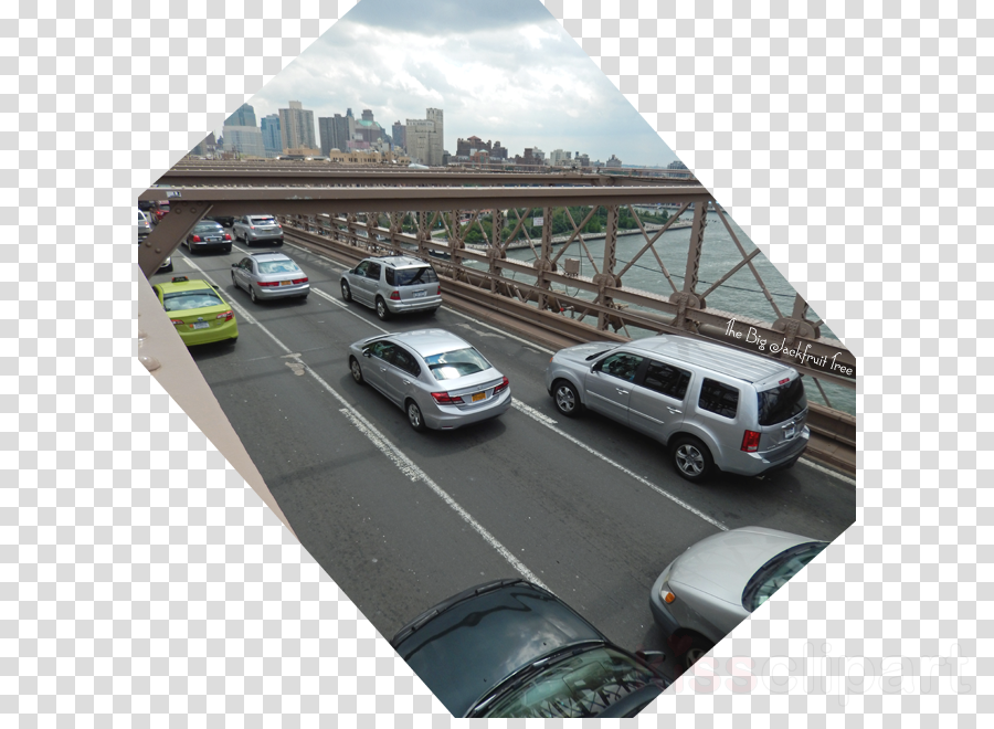 Brooklyn Bridge Clipart Compact Car Luxury Vehicle (900x660), Png Download