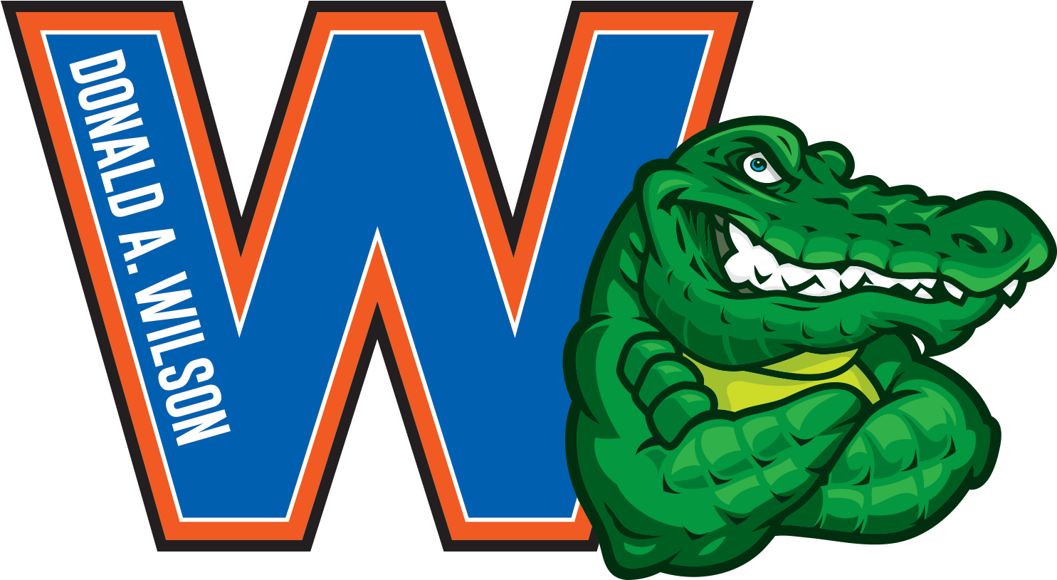 D Donald A Wilson W With Gator (1608x898), Png Download