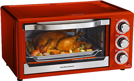 Image For Hamilton Beach Convection Toaster Oven (519x804), Png Download