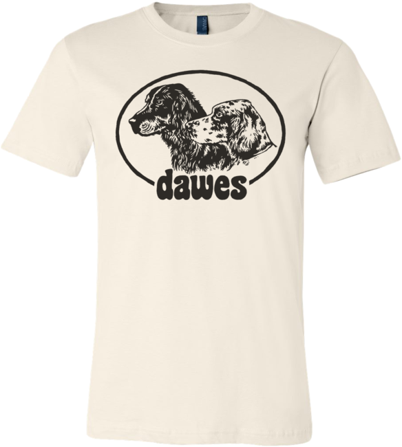 Dawes Dog Logo T-shirt (637x800), Png Download