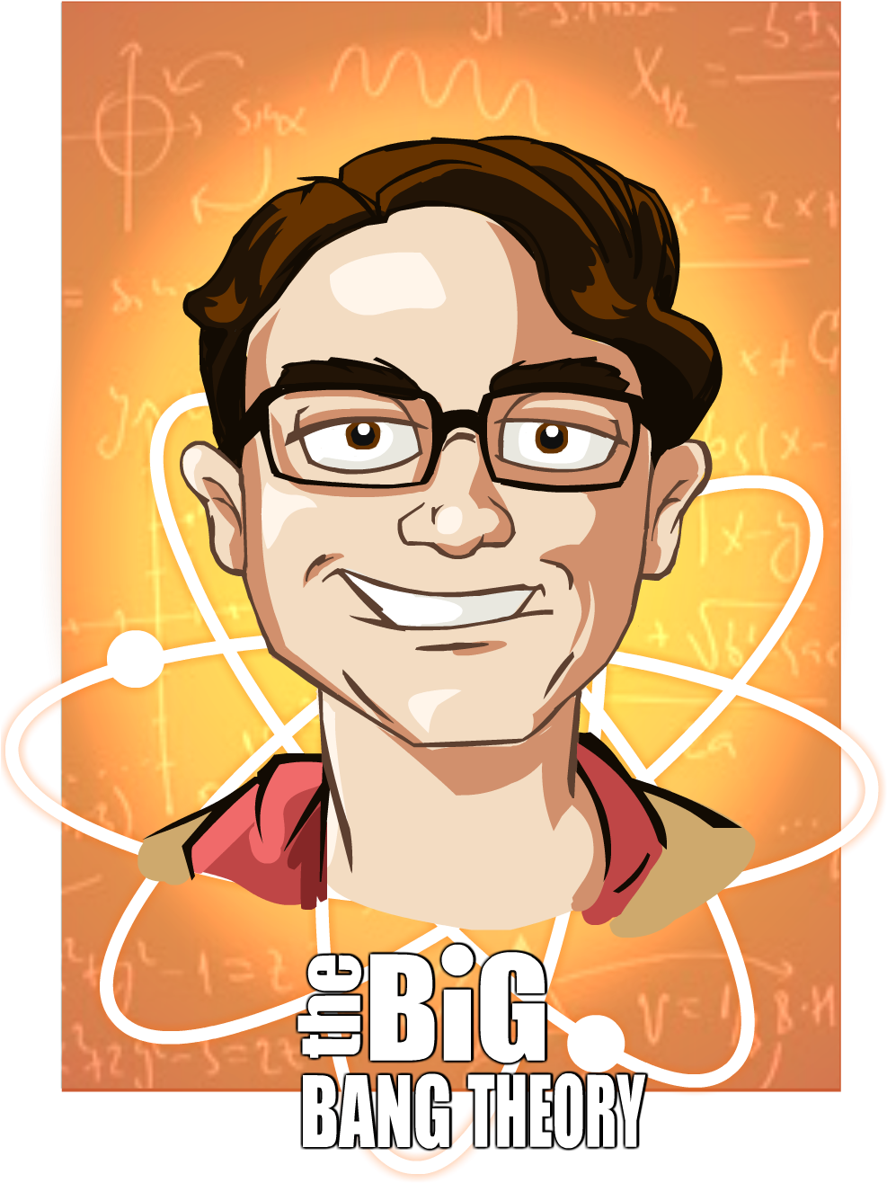 Big Bang Theory Cast (1000x1400), Png Download