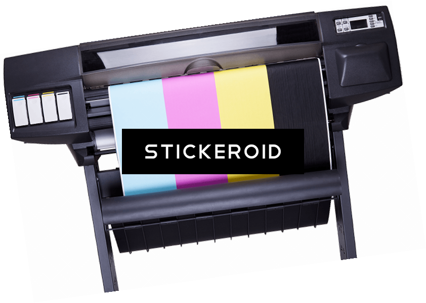 Colored Printer Electronics (842x600), Png Download