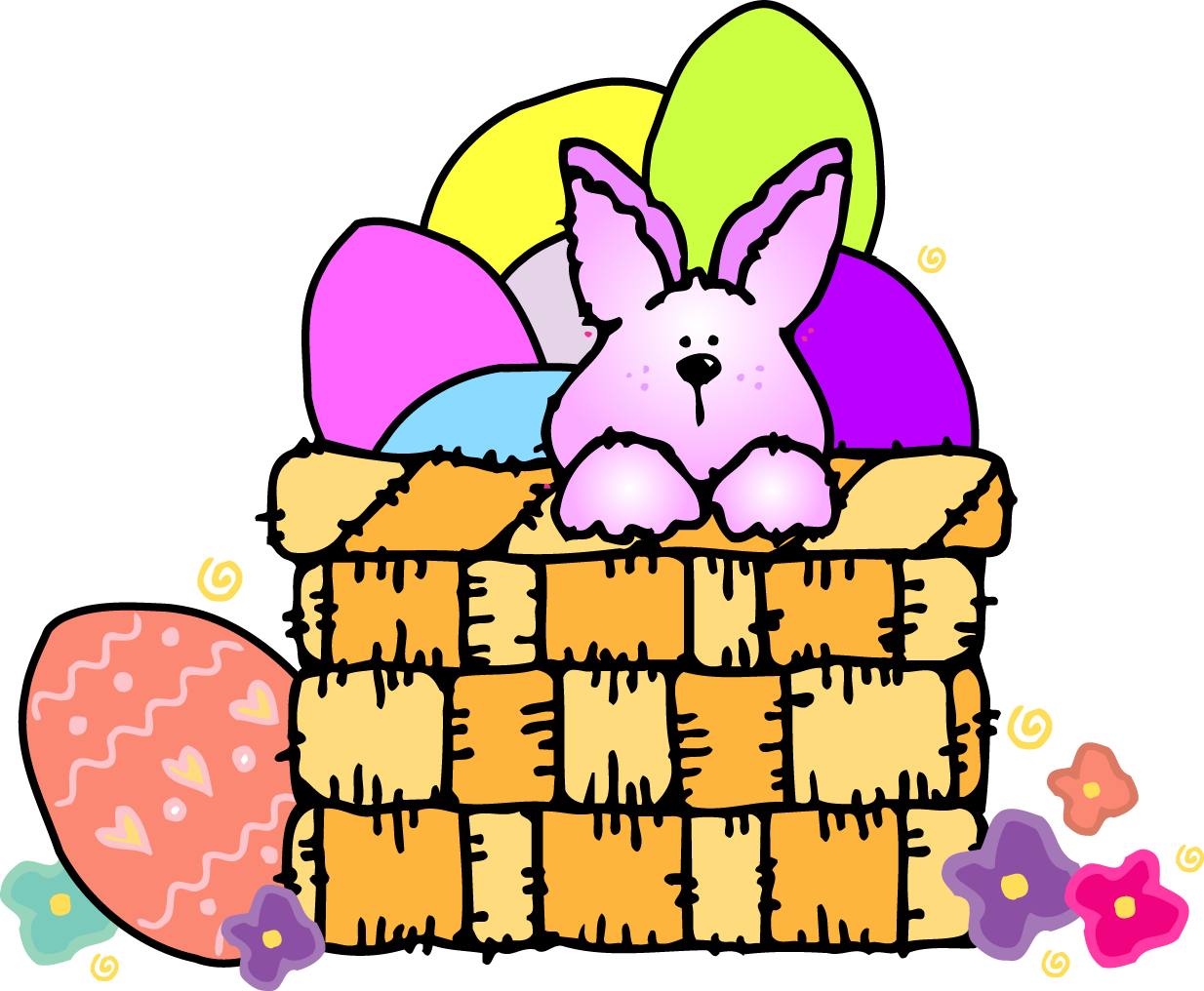 Teacher Bits And Bobs April Easter Clip Art, Happy (1234x1016), Png Download