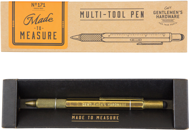 A Multi-tool Pen For The Modren James Bond Presented (600x600), Png Download