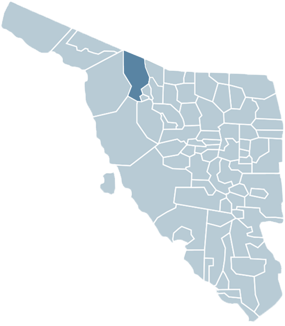 Altar Sonora Map (575x657), Png Download