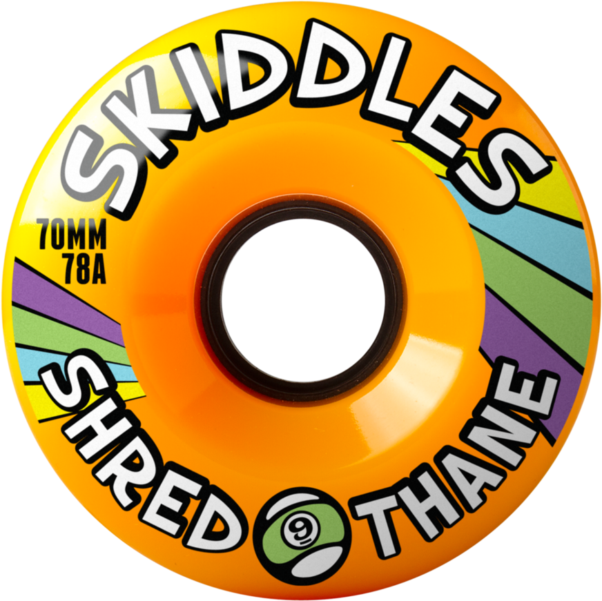 70mm 78a Skiddles Longboard Skateboard Wheels (1024x1024), Png Download