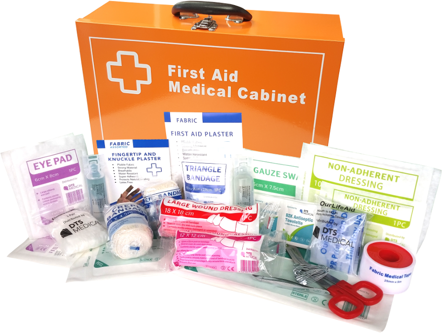 Home / Safety / Metal Wall Mount First Aid Kit (900x900), Png Download
