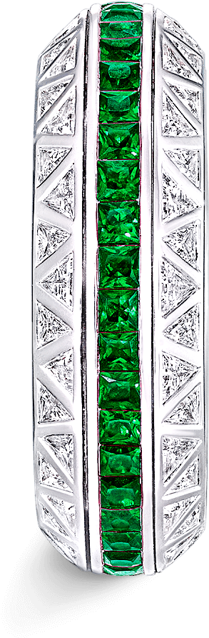 Side View Of A Graff Wedding Band For Men Featuring (2000x2000), Png Download