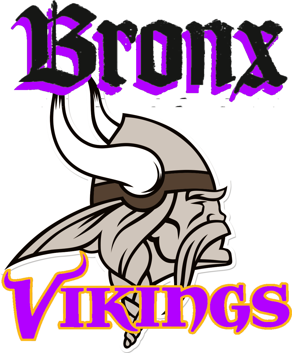 Bronx Vikings (1278x1422), Png Download