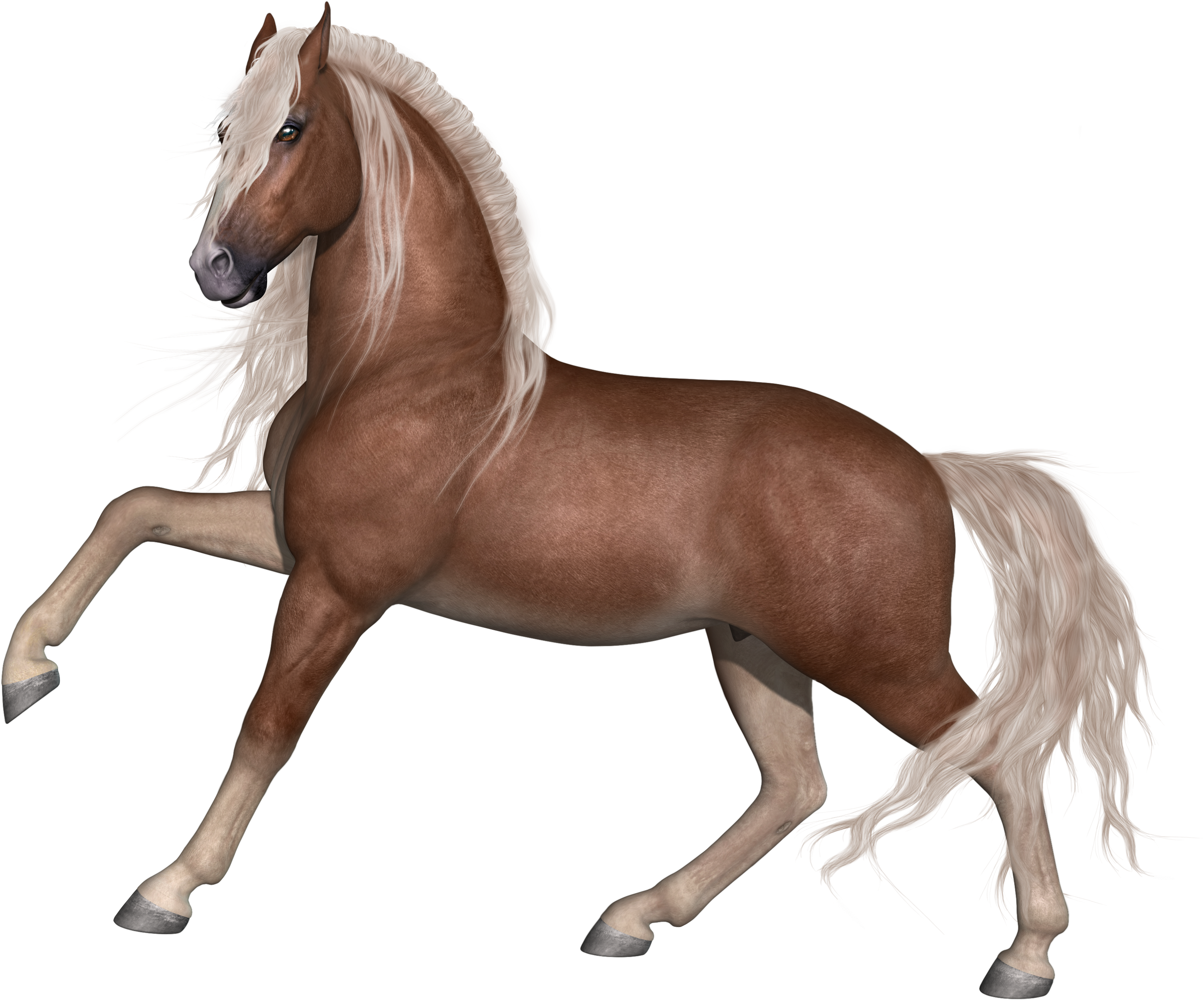 Cheval 2 (3166x2668), Png Download