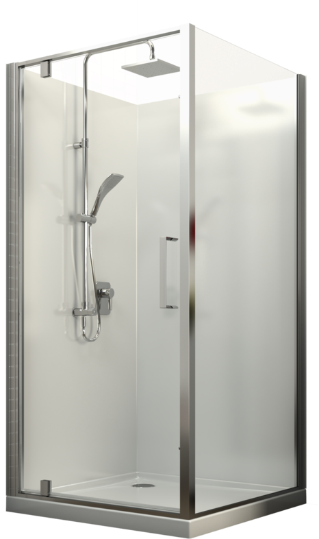 Englefield Milano Square Shower (550x814), Png Download