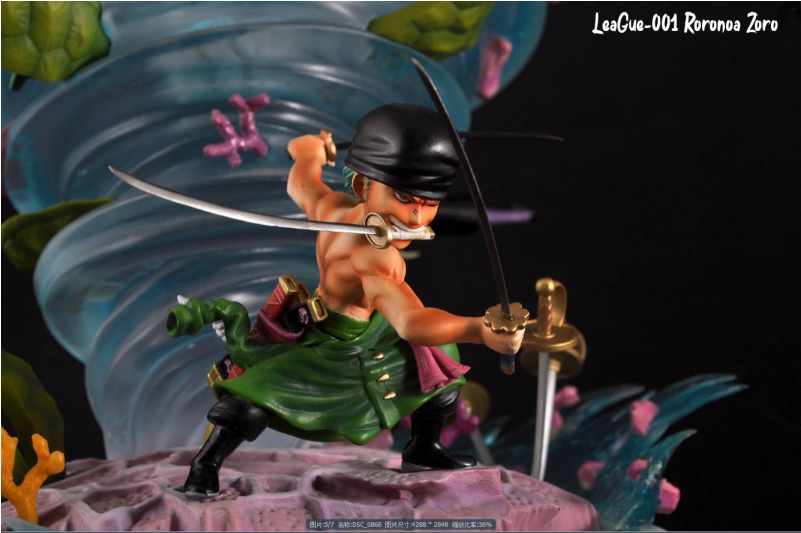 League Roronoa Zoro Sd Tornado (800x800), Png Download