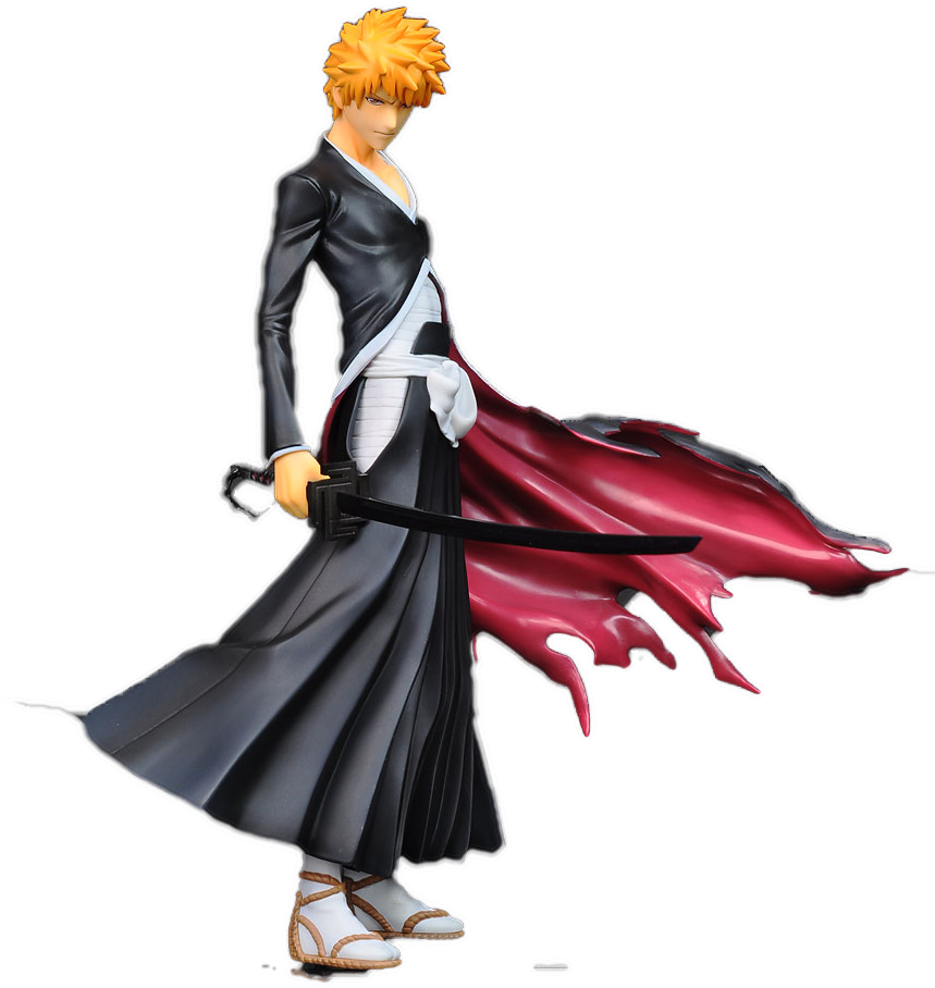 Ichigo Kurosaki Bleach Action Figure Png Ichigo Toy (858x990), Png Download