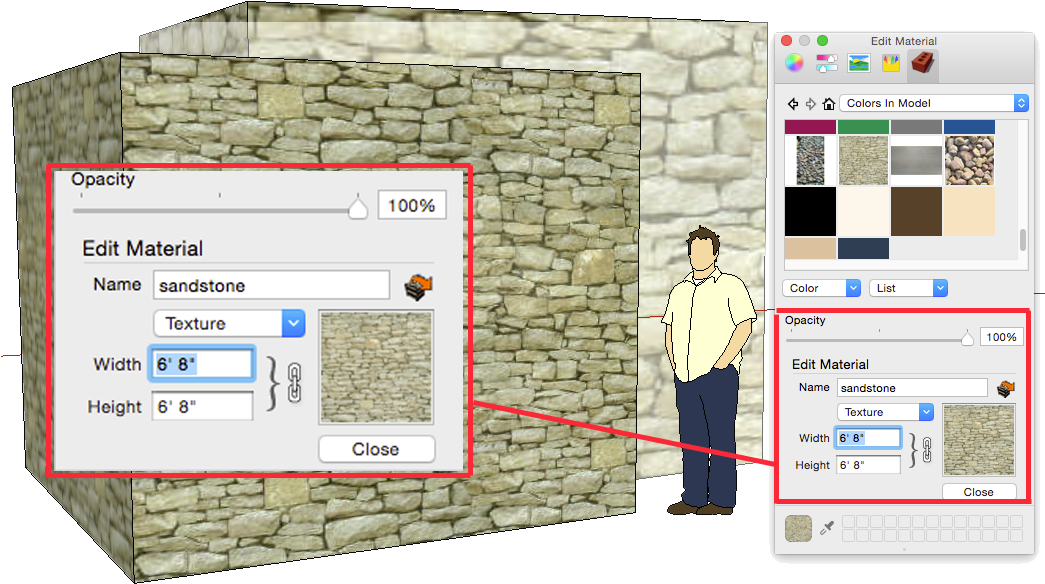 Tiled Textures Must Be Scaled To The Correct Size To (1044x604), Png Download