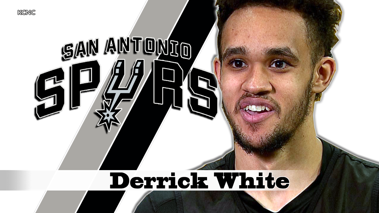 Former Uccs Guard Derrick White's Career Night Leads (1280x720), Png Download