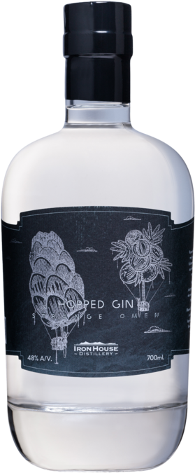 Strange Omen Hopped Gin (518x690), Png Download