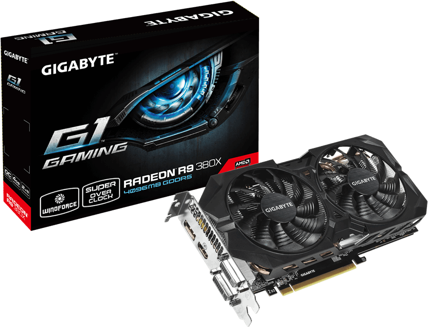Windforce 2x Gaming Graphics Card (1000x857), Png Download