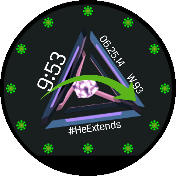 Link Amp Watch Face Preview (564x564), Png Download