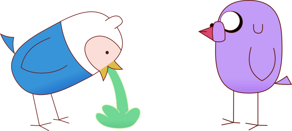 Finn And Jake Bird Vomit By Rockint765 (1024x461), Png Download
