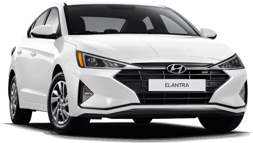 New 2019 Hyundai Elantra Sedan Preferred At (1480x800), Png Download