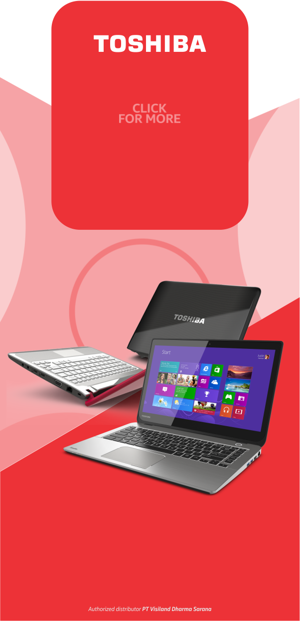 Web Banner Visiland Toshiba (602x1246), Png Download