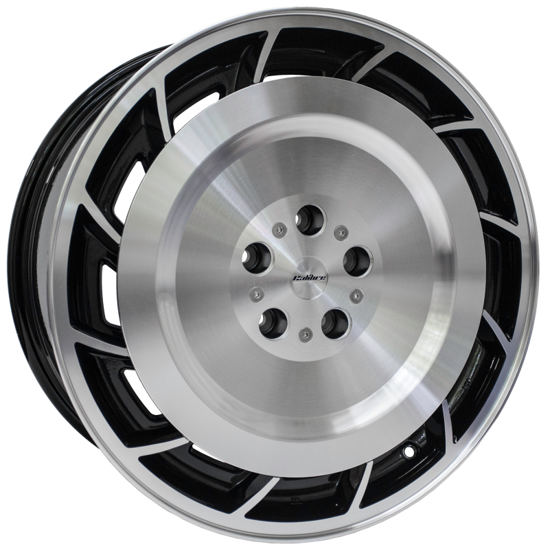Calibre Turbine Black / Polished 20" T5 / T6 Wheels (800x800), Png Download