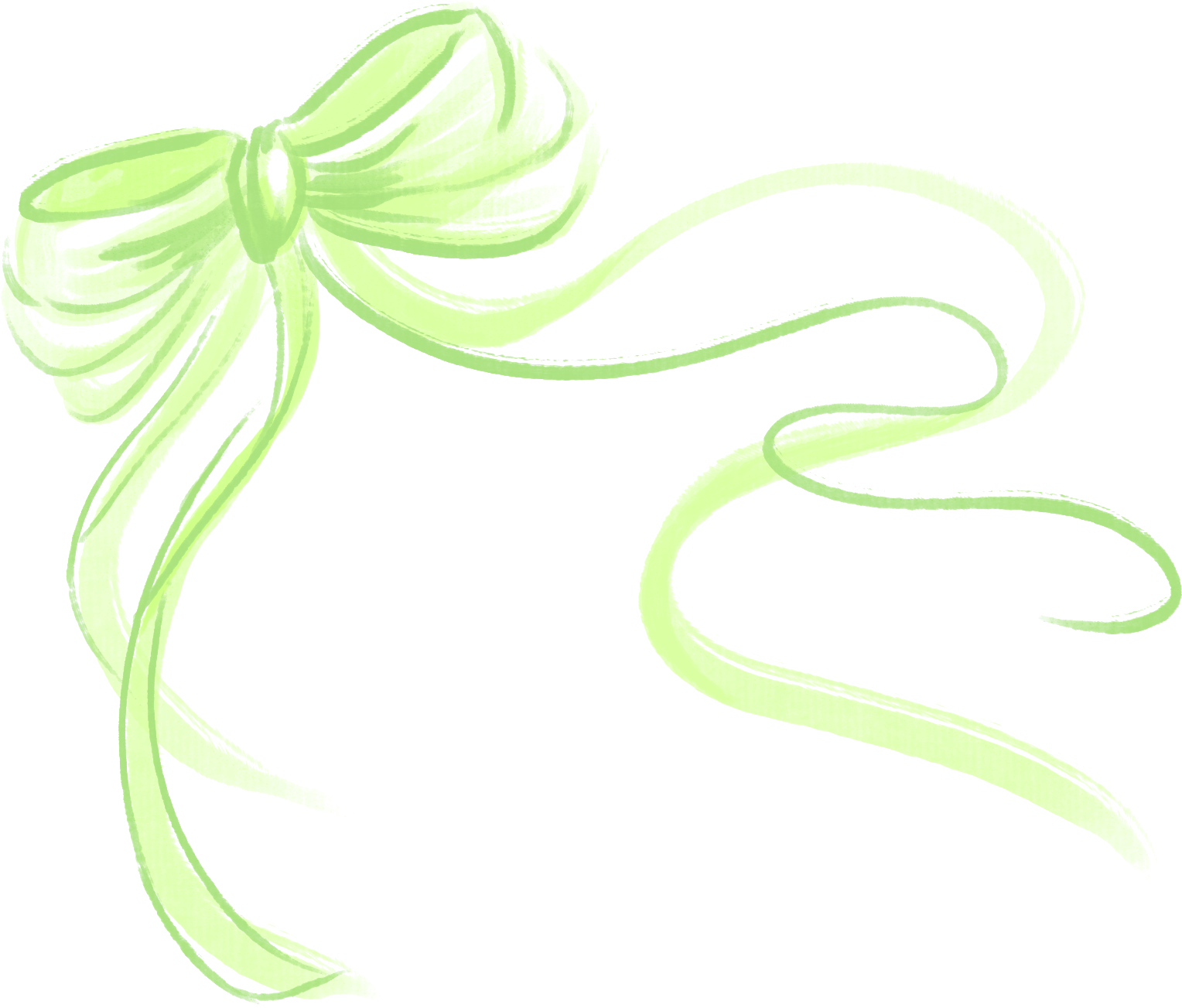 Pintado A Mano Acuarela Verde Arco Png Y Psd (2000x2000), Png Download