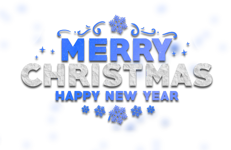 Download Merry Christmas And Happy New Year Png PNG Image with No