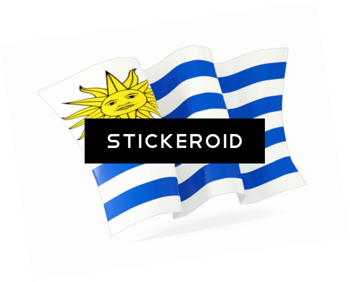 Uruguay Flag Wave (699x564), Png Download