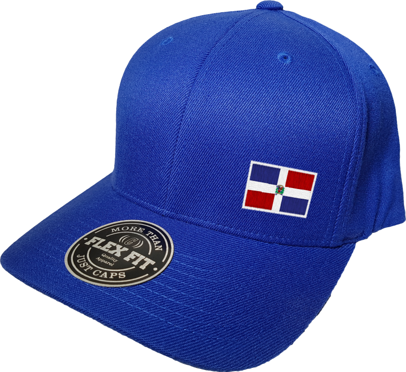 Dominican Republic Cap Flex Fit Fls Blue (800x732), Png Download