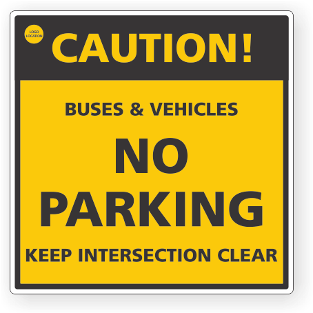 Buses And Vehicles No Parking & Pedestrian Zone Signs (672x672), Png Download