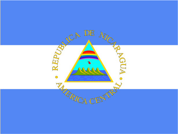 Flag Of Nicaragua Logo Png Transparent (2400x1800), Png Download