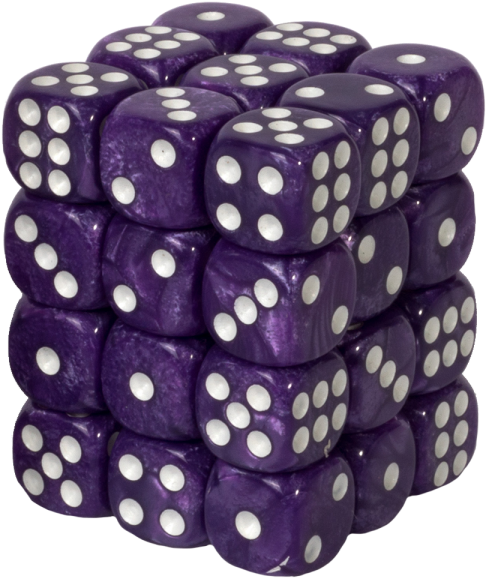 Blackfire Dice Cube Ā€“ 12mm D6 36 Dice Set Ā€“ Marbled (600x600), Png Download