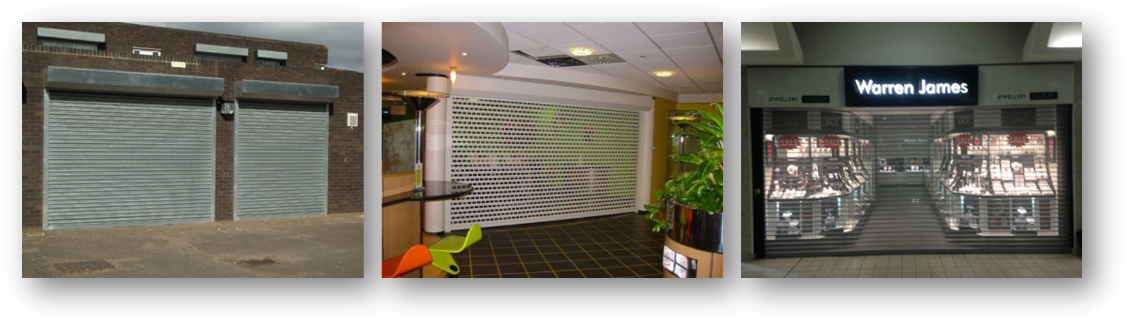 Commercial Roller Shutters (1627x467), Png Download
