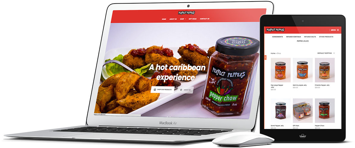 Webdesign Perfect Peppers (1376x624), Png Download