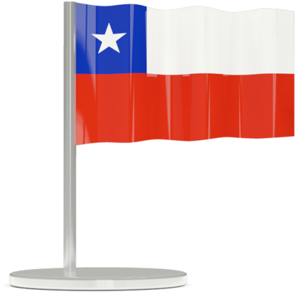 Chile Flag Png (640x480), Png Download