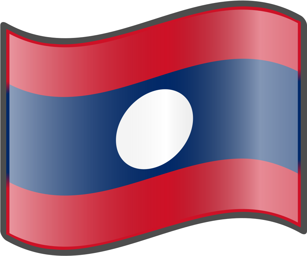 Nuvola Laotian Flag (1024x1024), Png Download